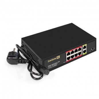 Коммутатор неуправляемый EXEGATE EDGS-1082D.8POE-120W