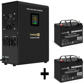 Комплект EXEGATE ИБП EX296001RUS + батарея 33Aч EX282974RUS 2шт
