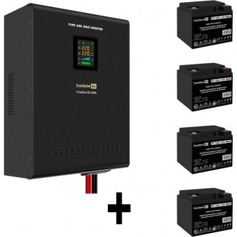 Комплект EXEGATE ИБП EX296004RUS + батарея 40Aч EX282976RUS 4шт