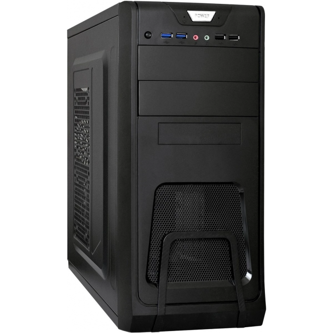 Корпус EXEGATE MIDITOWER CP-603-UNS400 (ATX, БП UNS400 с вент. 12см, 2*USB, аудио, черный) <> EX299159RUS