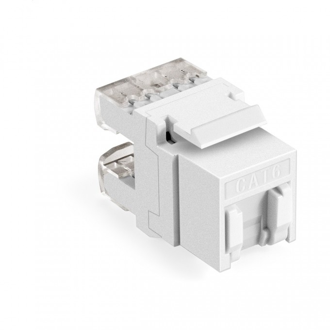 Модуль-вставка Keystone Jack RJ-45 EXEGATE KJ-8P8C-U-C6-180SH-Dual EX297338RUS