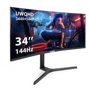 Монитор изогнутый игровой 144 Гц 34" EXEGATE COMBAT EC3407TA