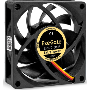 Вентилятор 12В DC EXEGATE EXTRAPOWER EP07015B3P Вентилятор 12В DC EXEGATE EXTRAPOWER EP07015B3P