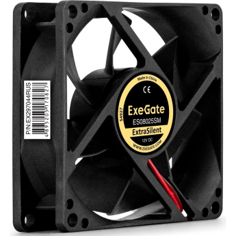 Вентилятор 12В DC EXEGATE EXTRASILENT ES08025SM