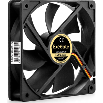 Вентилятор 12В DC EXEGATE EXTRASILENT ES12025H3P