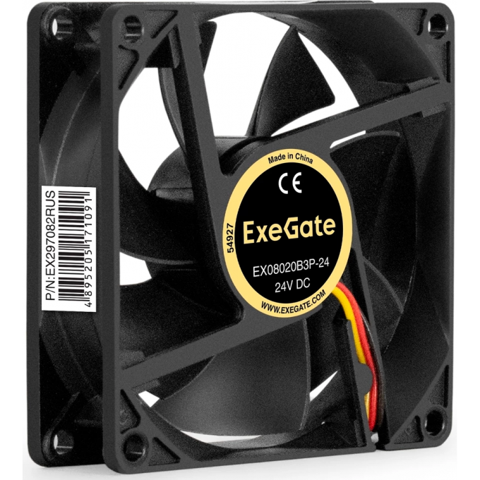 Вентилятор 24В DC EXEGATE EX08020B3P-24 EX297082RUS